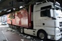 LKW blieb unter Bruecke haengen Koeln Deutz Opladenerstr Deutz Muelheimerstr P006